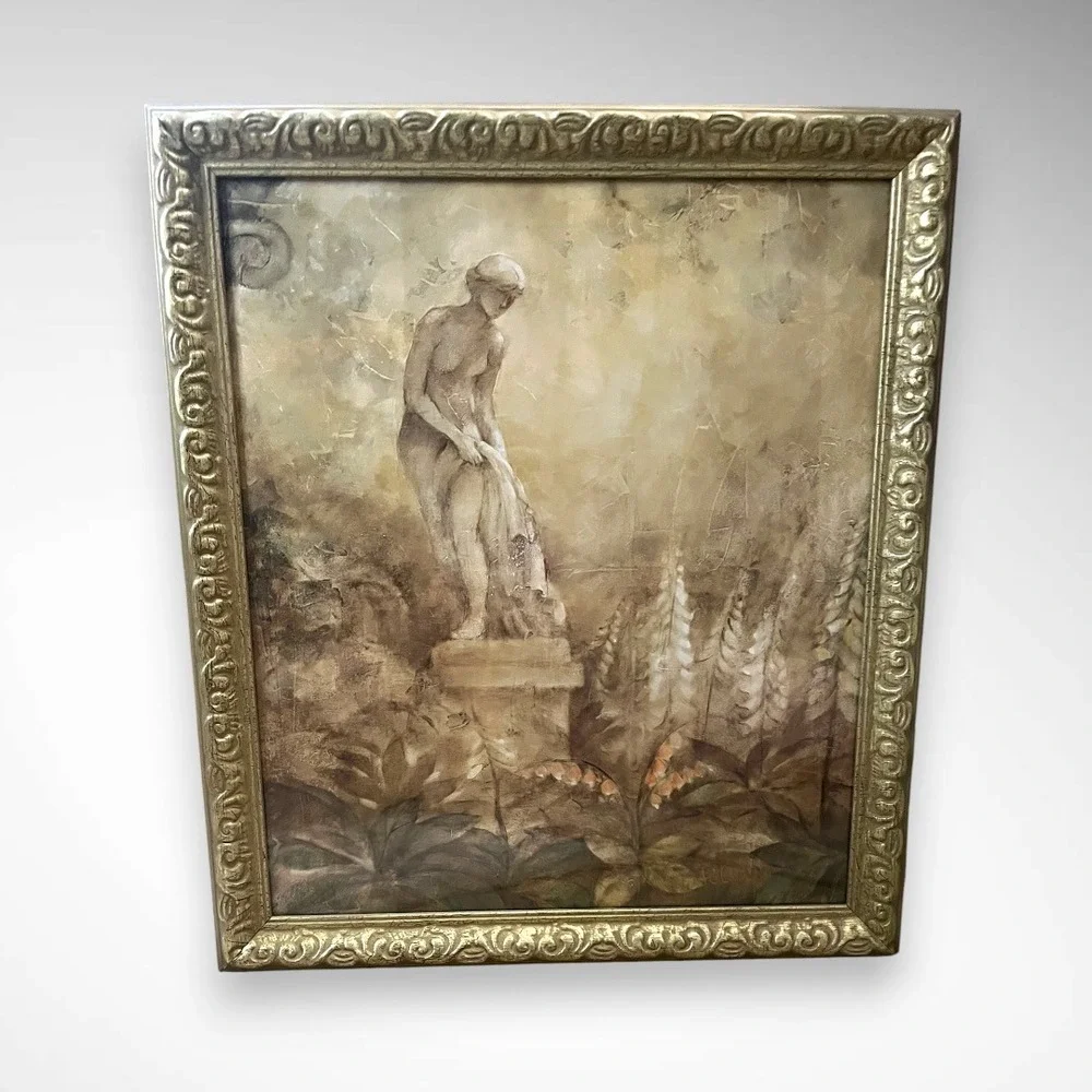 2 Large Framed Sepia-Toned Beautiful Prints By Artist Albene Hristova
